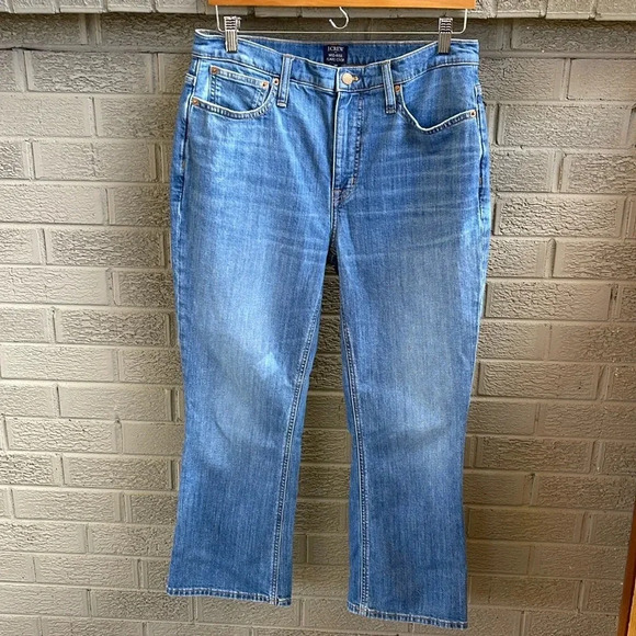 J. Crew Light Blue Flare Jeans - Picture 1 of 4